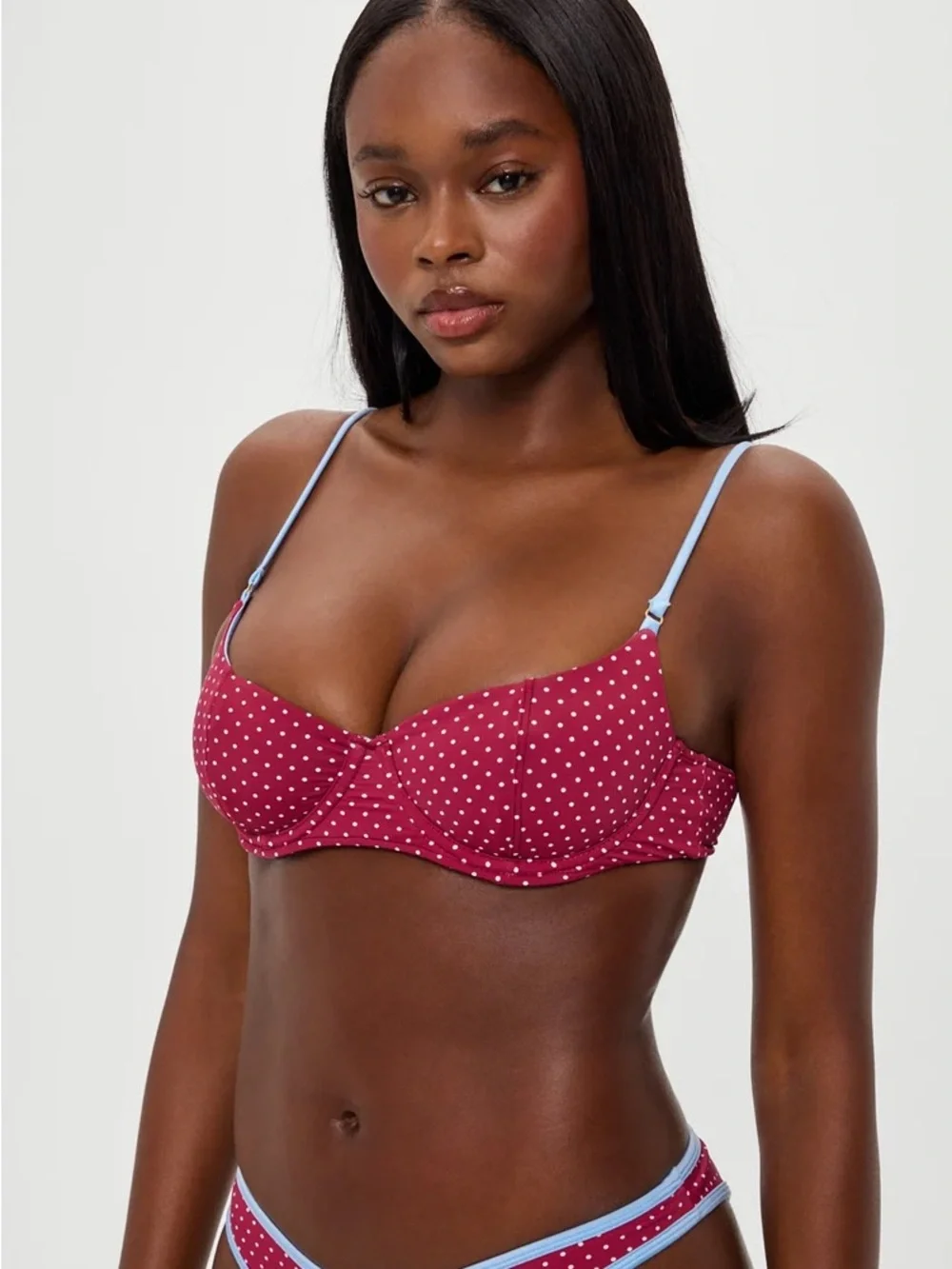 Frankie’s Bikini Cola Polka Dot Bikini Top